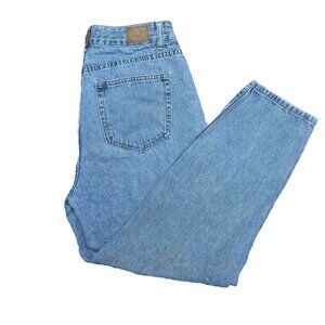 BLUENOTES Light Wash High Rise Mom Jeans 28